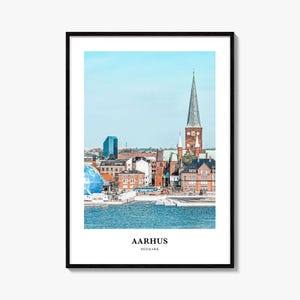 Aarhus Print, Aarhus Foto Poster, Aarhus Reise Wandkunst, Aarhus Karte Druck, Aarhus Fotografie Druck, Aarhus Wanddekor, Dänemark