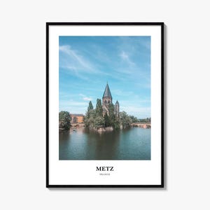 Metz Print, Metz Photo Poster, Metz Travel Wall Art, Metz Map Print, Metz Photography Print, Metz Wall Décor, France