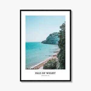 Isle of Wight Print, Isle of Wight Photo Poster, Isle of Wight Travel Wall Art, Isle of Wight Map Print, Isle of Wight, England, UK