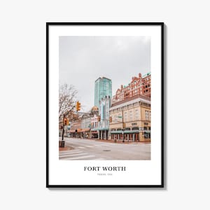Fort Worth Photo Print: Texas Travel Wall Art