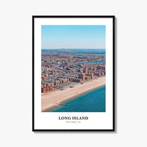 Long Island Print No 1, Long Island Photo Poster, Long Island Travel Wall Art, Long Island Map Print, Long Island Photography, New York, USA