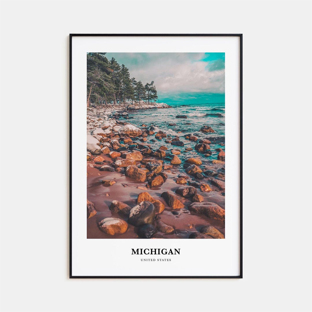 Michigan Print No 1, Michigan Photo Poster, Michigan Travel Wall Art ...