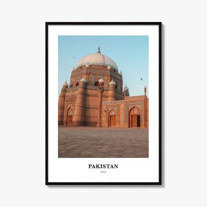 Pakistan Print, Pakistan Photo Poster, Pakistan Travel Wall Art, Pakistan Map Print, Pakistan Photography Print, Pakistan Wall Décor, Asia