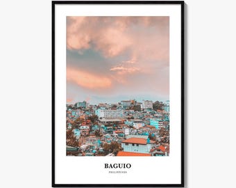 Baguio Druck, Baguio Foto Poster, Baguio Reise Wandkunst, Baguio Karte Druck, Baguio Fotografie Druck, Baguio Wanddekor, Philippinen