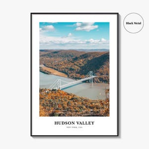 Hudson Valley Photo Print, United States Travel Poster, New York Wall Art, Bear Mountain Decor image 9