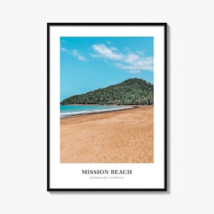 Mission Beach Photography Print: Queensland Travel Wall Art
