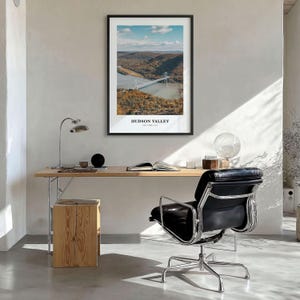 Hudson Valley Photo Print, United States Travel Poster, New York Wall Art, Bear Mountain Decor image 2