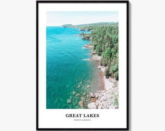 Great Lakes Fotodruck, Portait der Fallstricke inhaftiert