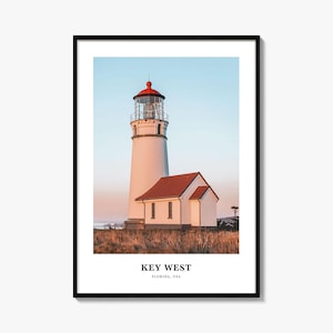 Key West-print, Key West-fotoposter, Key West Travel Wall Art, Key West-kaartprint, Key West-fotografieprint, Key West, Florida, VS