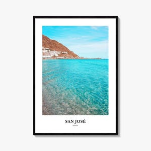 San Jose Print Spain, San Jose Photo Poster, San Jose Travel Wall Art, San Jose Map Print, San Jose Photography Print, San Jose Wall Décor