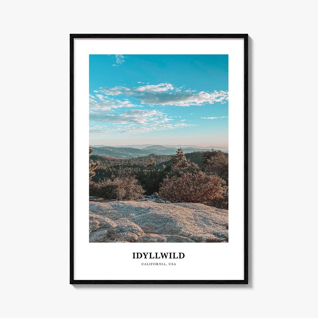 Idyllwild Print, Idyllwild Photo Poster, Idyllwild Travel Wall Art ...