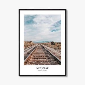 Midwest Print, Midwest Photo Poster, Midwest Travel Wall Art, Midwest Map Print, Midwest Photography, Midwest Wall Décor, United States