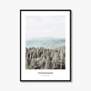 Tennessee Print No 3, Tennessee Photo Poster, Tennessee Travel Wall Art, Tennessee Map Print, Tennessee Photography Print, United States