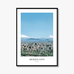 Mexico City Print No 2, Mexico City Photo Poster, Mexico City Travel Wall Art, Mexico City Map Print, Mexico City Photography Print, Mexico