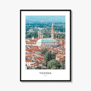 Vicenza Print, Vicenza Photo Poster, Vicenza Travel Wall Art, Vicenza Map Print, Vicenza Photography Print, Vicenza Wall Décor, Italy