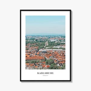 Karlsruhe Print, Karlsruhe Photo Poster, Karlsruhe Travel Wall Art, Karlsruhe Map Print, Karlsruhe Photography Print, Germany
