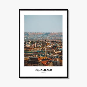 Somaliland Print, Somaliland Photo Poster, Somaliland Travel Wall Art, Somaliland Map Print, Somaliland Photography Print, Africa