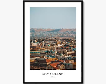 Somaliland Print, Somaliland Photo Poster, Somaliland Travel Wall Art, Somaliland Map Print, Somaliland Photography Print, Africa