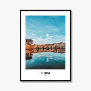 Rimini-print, Rimini-fotoposter, Rimini Travel Wall Art, Rimini-kaartprint, Rimini-fotografieprint, Rimini-muurdecoratie, Italië