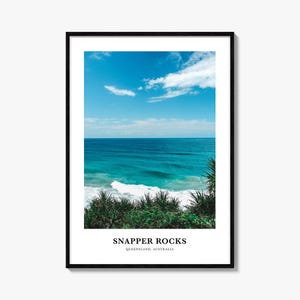 Snapper Rocks Photography Print: Queensland Travel Wall Art