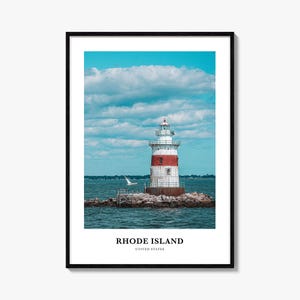 Rhode Island Print, Rhode Island Foto Poster, Rhode Island Reise Wandkunst, Rhode Island Karte Druck, Rhode Island Photography, USA