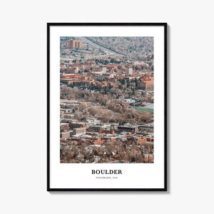 Impression rocher n° 2, affiche photo rocher, art mural voyage rocher, impression carte rocher, photographie rocher, décoration rocher, Colorado, États-Unis
