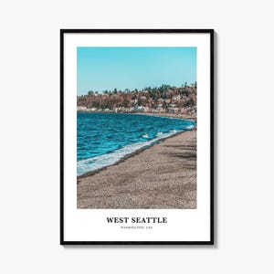 West Seattle Photography Print: Beach Wall Art