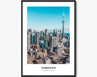 Toronto Fotodruck, Ontario Reise Poster, KN-Tower Wand Kunst, Kanada Dekor