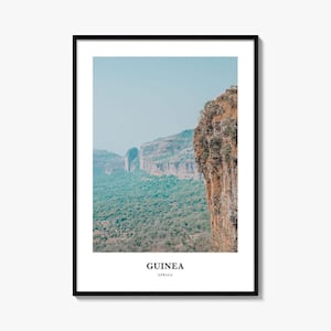 Guine Print No 2, Guine Foto Poster, Guine Reise, Wandkunst, Guine Karte Druck, Guine Fotografie Druck, Guine Wanddekor, Afrika