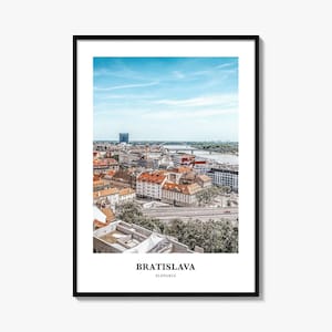Bratislava Print, Bratislava Photo Poster, Bratislava Travel Wall Art, Bratislava Map Print, Bratislava Photography, Bratislava, Slovakia