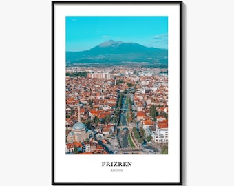 Prizren Prizren Fotodruck, Kosovro Reise Poster, Balkan Wand Kunst, Europäisches Dekor