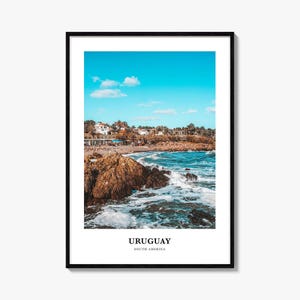 Uruguay Print, Uruguay Photo Poster, Uruguay Travel Wall Art, Uruguay Map Print, Uruguay Photography Print, Uruguay, South America