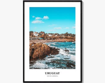 Uruguay Print, Uruguay Photo Poster, Uruguay Travel Wall Art, Uruguay Map Print, Uruguay Photography Print, Uruguay, South America
