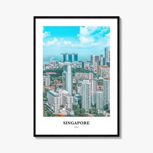 Singapore Print, Singapore Photo Poster, Singapore Travel Wall Art, Singapore Map Print, Singapore Photography Print, Singapore, Asia