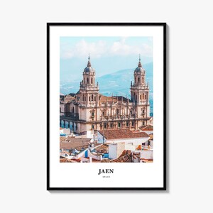 Jaen Print, Jaen Foto Poster, Jaen Reisewandkunst, Jaen Karte Druck, Jaen Fotografie Druck, Jaen Wanddekor, Spanien