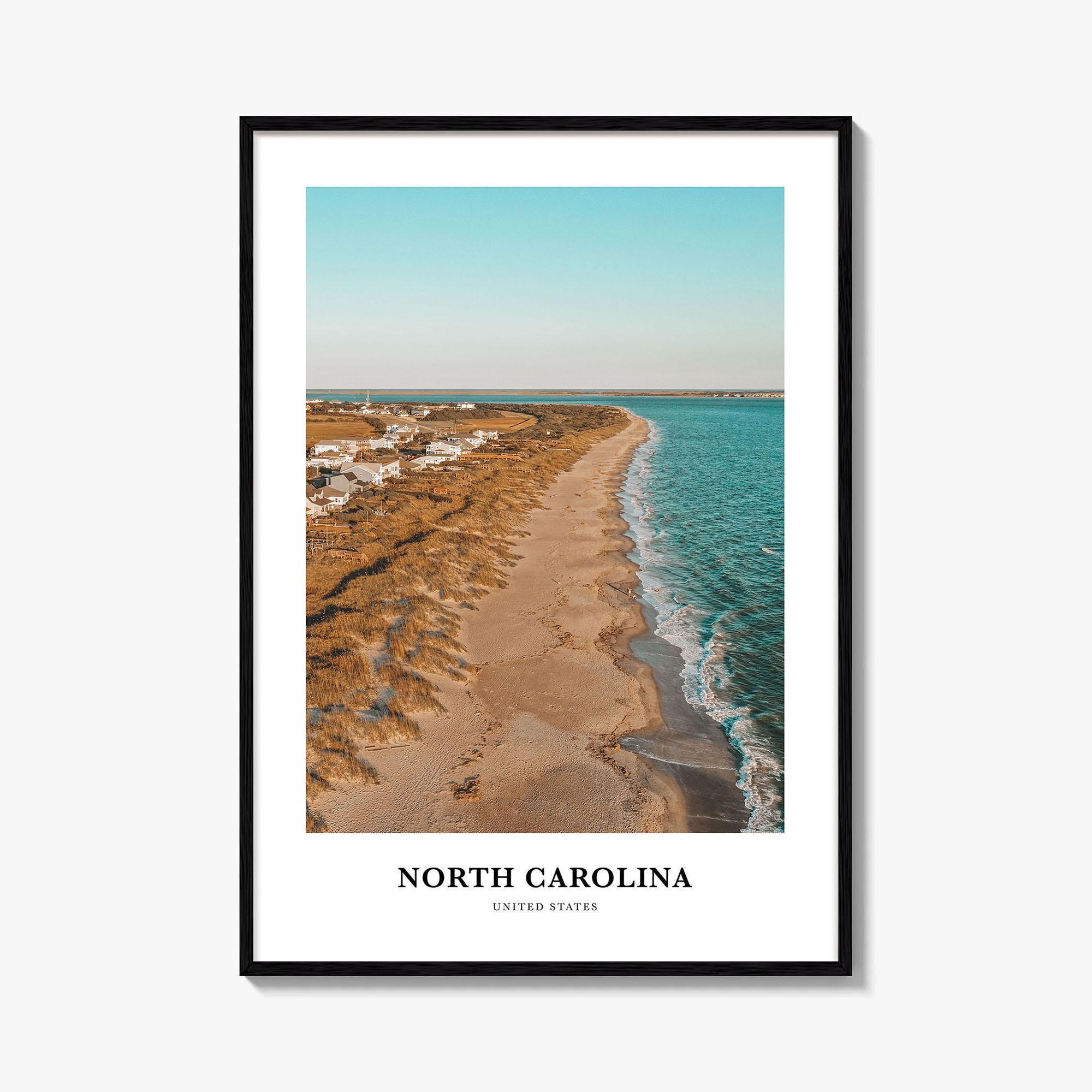 North Carolina Print No 2, North Carolina Photo Poster, North Carolina Travel Wall Art, North Carolina Map, North Carolina, United States