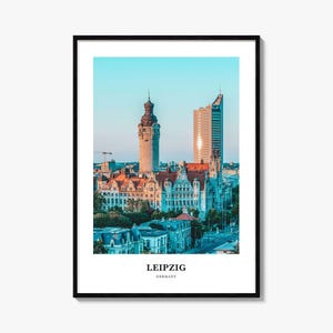 Leipzig Print, Leipzig Photo Poster, Leipzig Travel Wall Art, Leipzig Map Print, Leipzig Photography Print, Leipzig Wall Décor, Germany