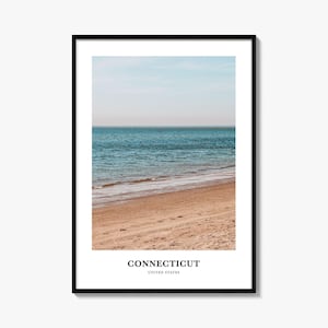 Connecticut Print No 2, Connecticut Photo Poster, Connecticut Travel Wall Art, Connecticut Map Print, Connecticut Photography, United States