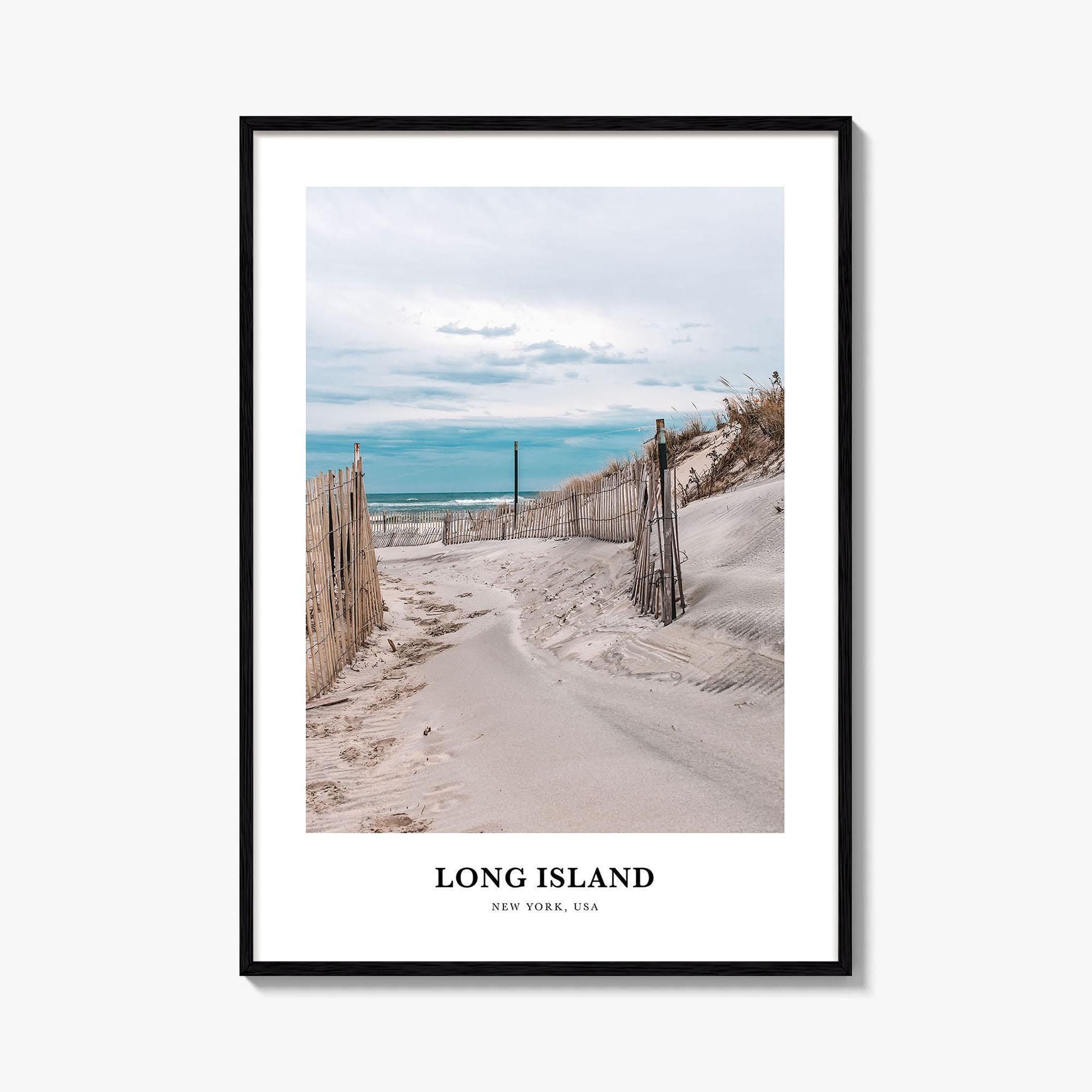 Long Island Print No 2, Long Island Photo Poster, Long Island Travel Wall Art, Long Island Map Print, Long Island Photography, New York, USA