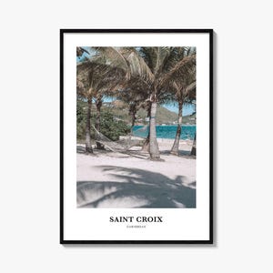 Saint Croix Print, Saint Croix Photo Poster, Saint Croix Travel Wall Art, Saint Croix Map Print, Saint Croix Photography Print, Caribbean