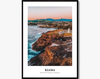 Kiama Print, Colorful Photo Poster, Travel Wall Art, Home Decor