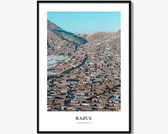 Kabul Fotografie Druck: Afghanistan Reise Wandkunst