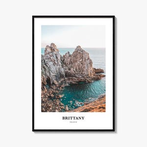 Bretagne Print, Bretagne Fotoposter, Bretagne Reisewandkunst, Bretagne Karte Druck, Bretagne Fotografie Druck, Bretagne Wanddekor, Frankreich