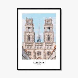 Orleans Druck, Foto Poster, Orleans Reise Wandkunst, Orleans Karte Druck, Orleans Fotografie Druck, Orleans Wanddekor, Frankreich