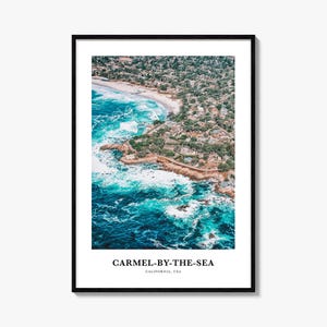Carmel by the Sea Print, Carmel-by-the-Sea Foto Poster, Carmel-by-the-Sea Reise Wandkunst, Karte Druck, Fotografie Druck, Kalifornien, USA