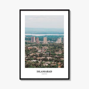 Islamabad Print, Islamabad Photo Poster, Islamabad Travel Wall Art, Islamabad Map Print, Islamabad Photography Print, Islamabad, Pakistan