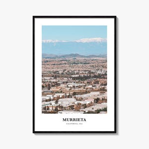 Murrieta Print, Murrieta Photo Poster, Murrieta Travel Wall Art, Murrieta Map, Murrieta Photography, Murrieta Wall Décor, California, USA