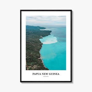 Papua New Guinea Print, Papua New Guinea Photo Poster, Papua New Guinea Travel Wall Art, Papua New Guinea Map, Papua New Guinea, Oceania