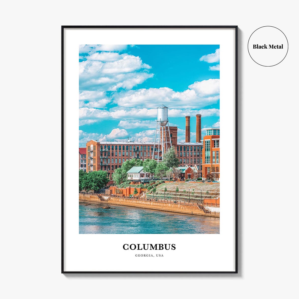 Columbus Print Georgia, Columbus Photo Poster, Columbus Travel Wall Art, Columbus Map Print, Columbus Photography Print, Columbus Wall, USA - Etsy