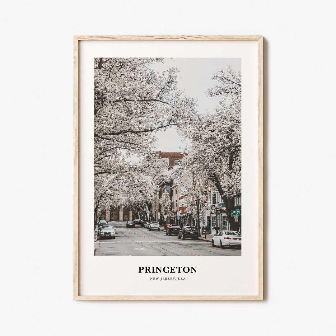 Princeton Print, Princeton Photo Poster, Princeton Travel Wall Art